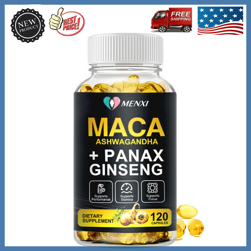120 Capsules 10000 Mg High Potency Organic Pills For Men & Women Enhance Libido