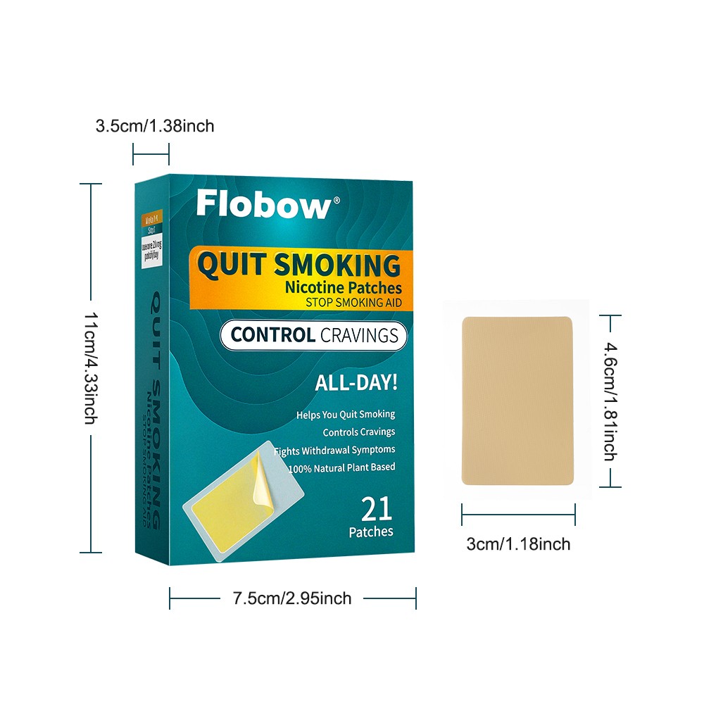 63 Patches Nicotine Patches Stop Smoking Aid Steps 1 to Quit Smoking Patch 21mg