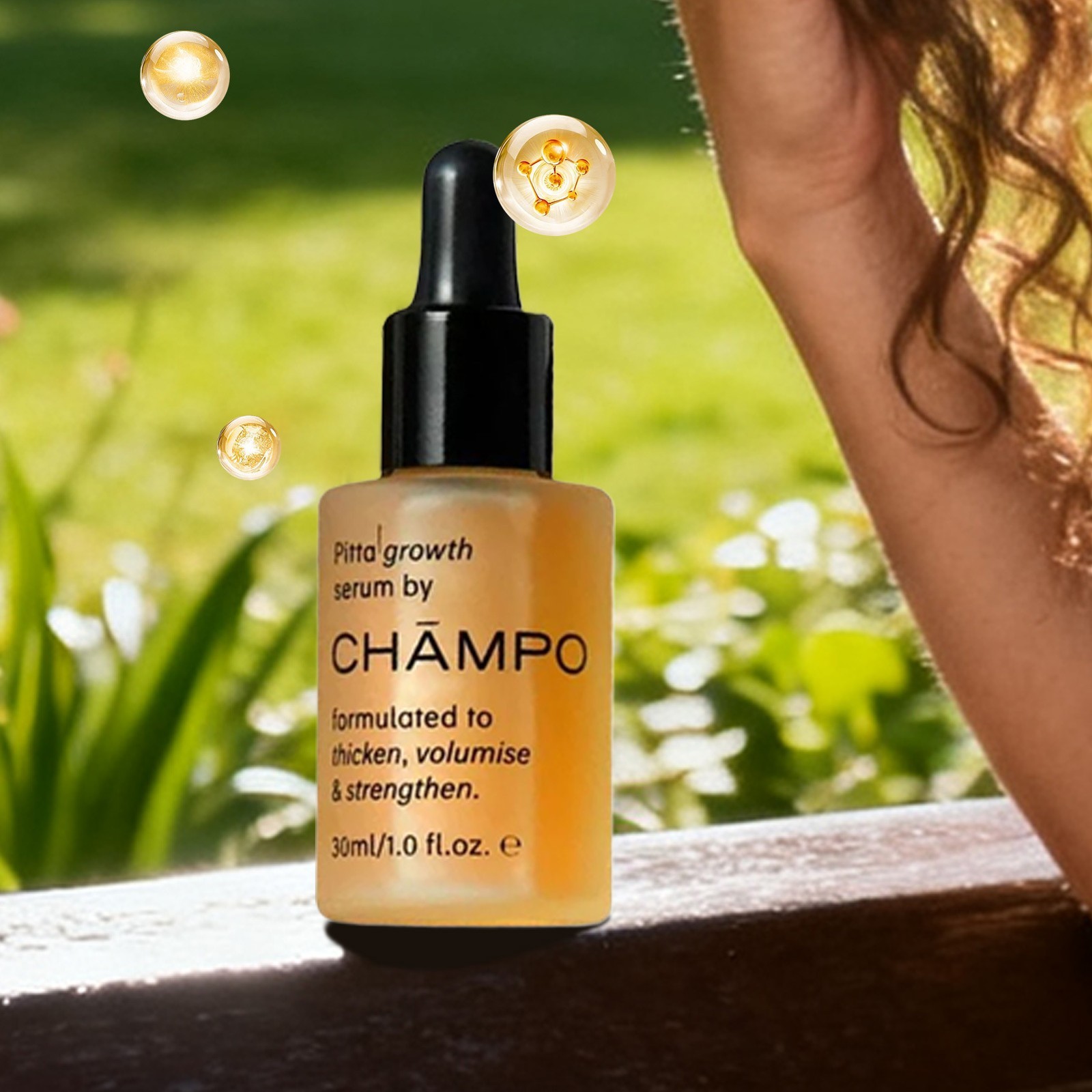 Champo Pitta Growth Serum Formulated To Thicken,Volumise&Strengthen Hair 30ml