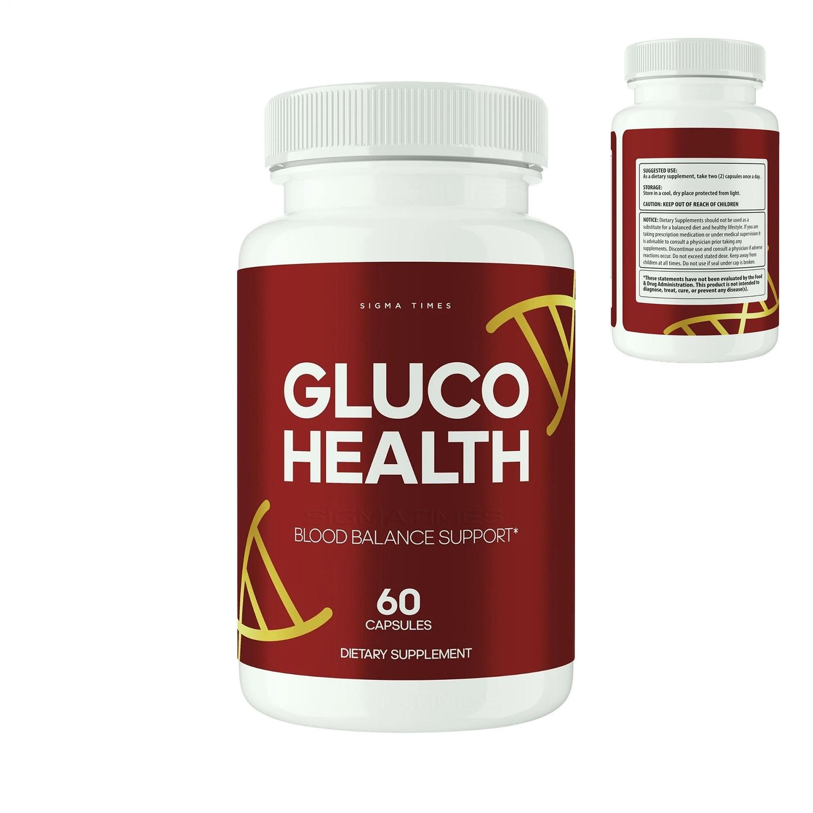 Gluco Health Capsules – GlucoHealth Balance & Blood Support Supplement 60ct