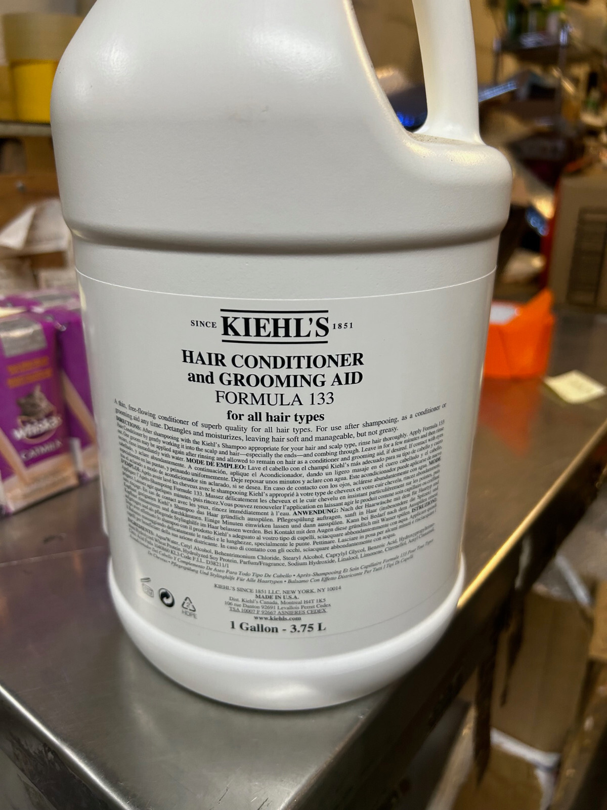 1 Gal Kiehl’s Hair Conditioner & Grooming aid 4 All Hair Types KIEHLS Formula133