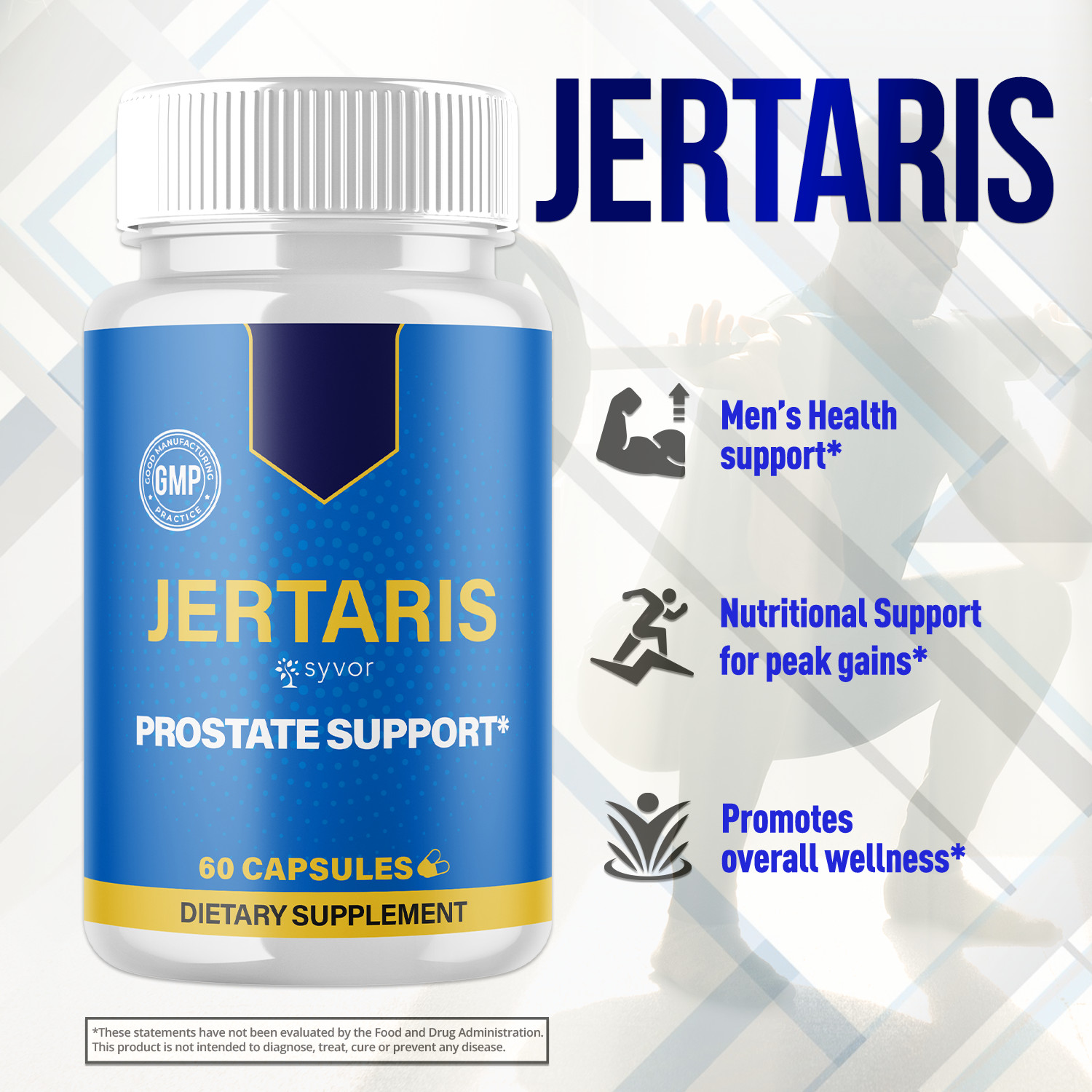 (3 Pack) Jertaris Pills Advanced Prostate & Bladder Support Formula 180 Capsules