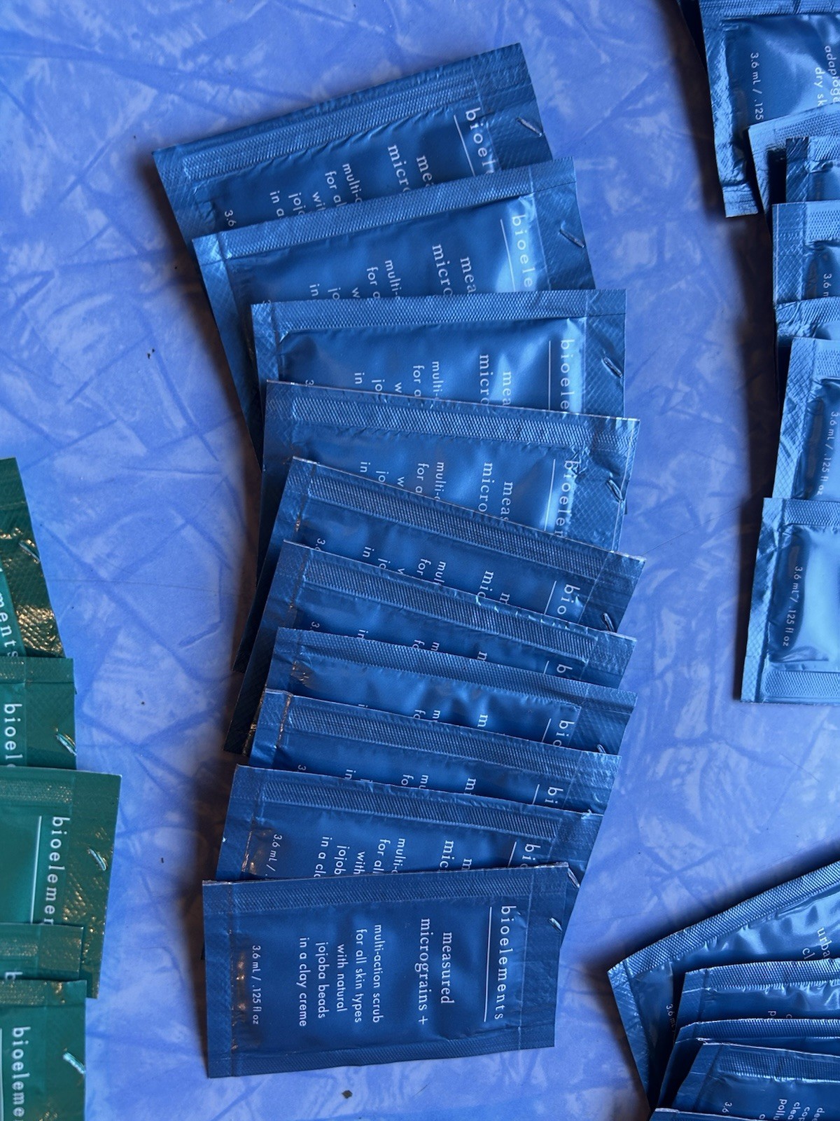 Bioelements Sample Sizes of All Skin Types
