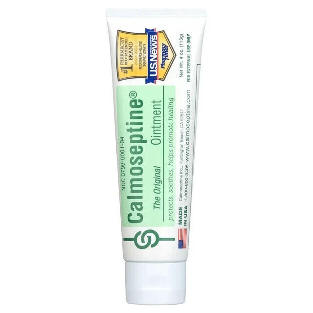 Calmoseptine Ointment Skin Protectant Healing Tube – 4 oz