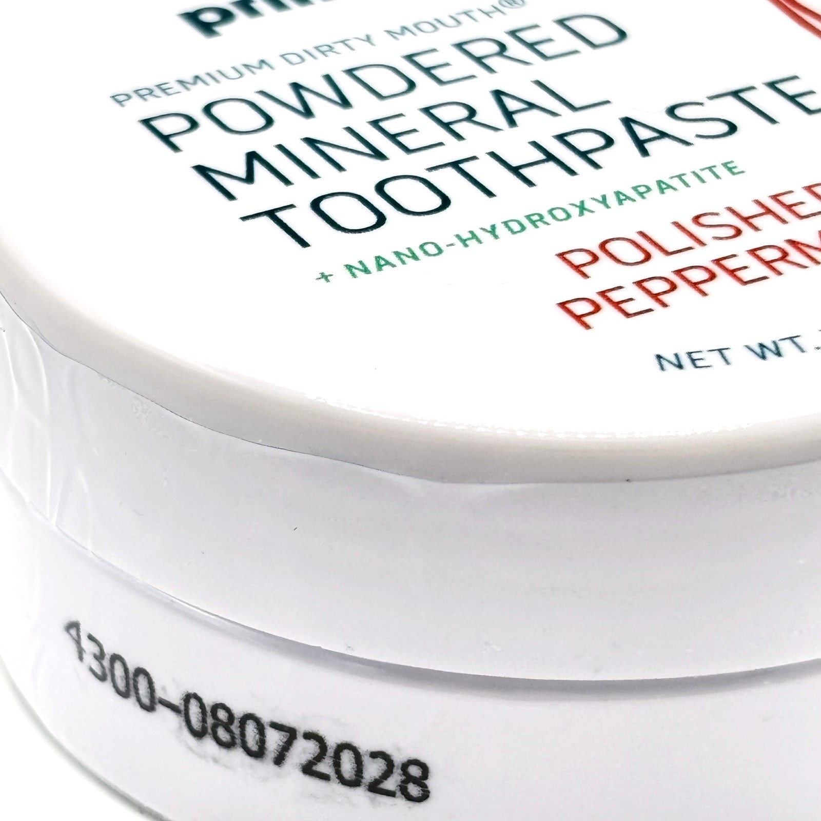 Primal Life Organics Dirty Mouth Toothpowder Peppermint nHA 1oz Fluoride-Free