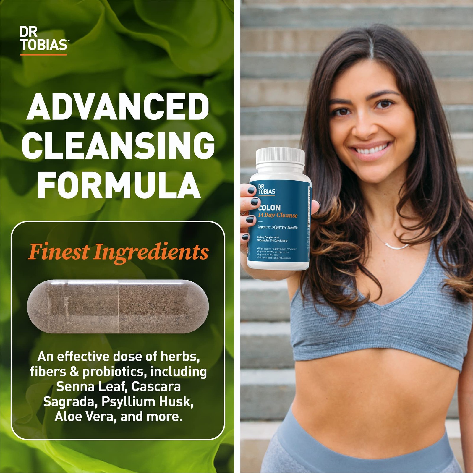 Dr. Tobias Colon Cleanse – Constipation Relief & Gut 28 Count (Pack of 1), No