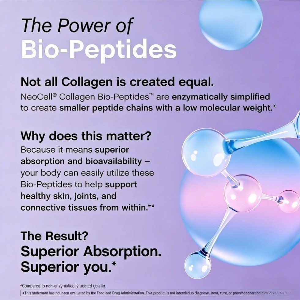 NeoCell Collagen Powder Bio-Peptides Grass-Fed Skin Joint Support 1-3 Pack