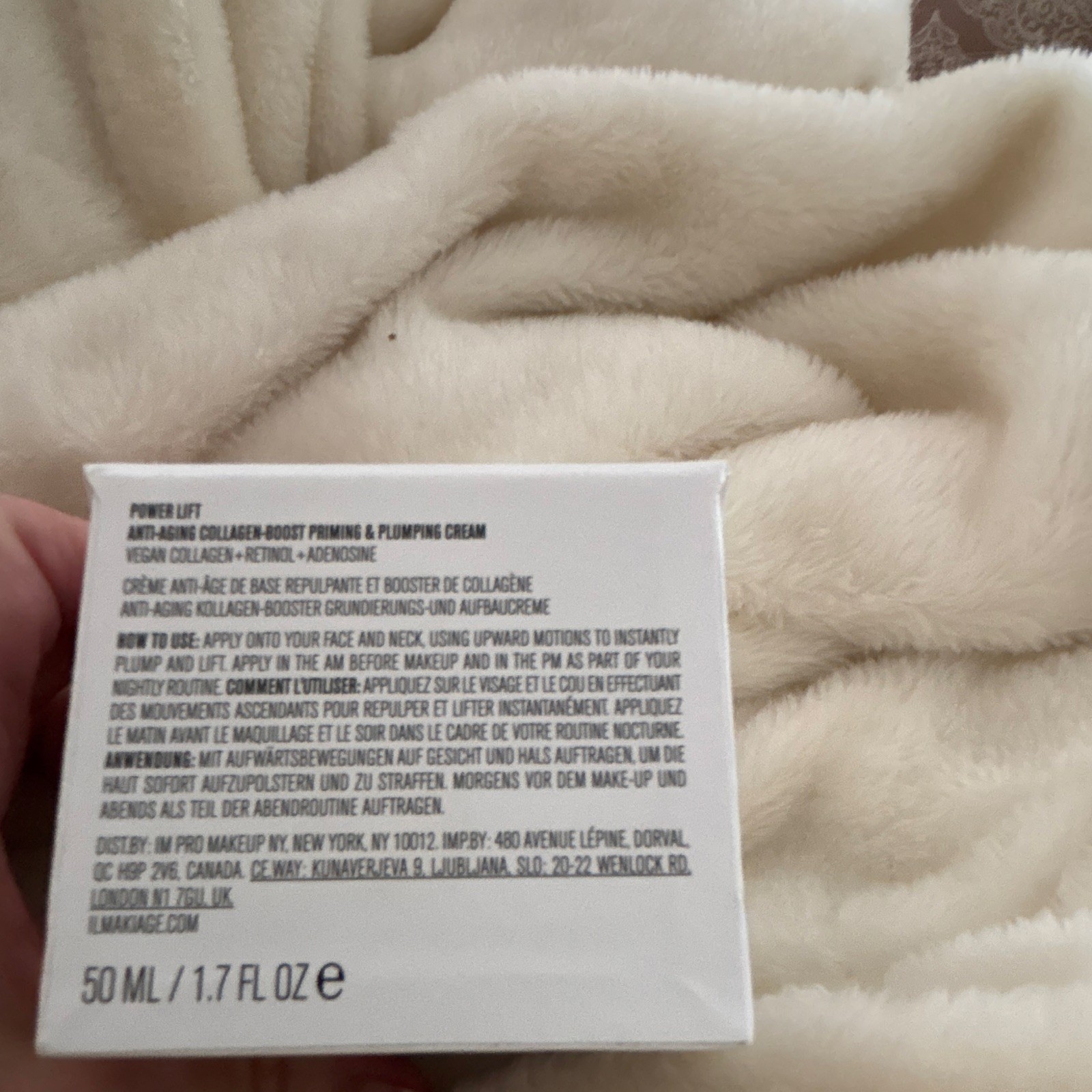 IL MAKIAGE Power Lift Anti-Aging Lifting Plumping Cream Retinol 50 mL