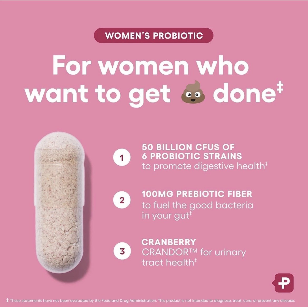 NEW Physician’s Choice Women’s Probiotic – 50 Billion CFU – Organic Prebiotic