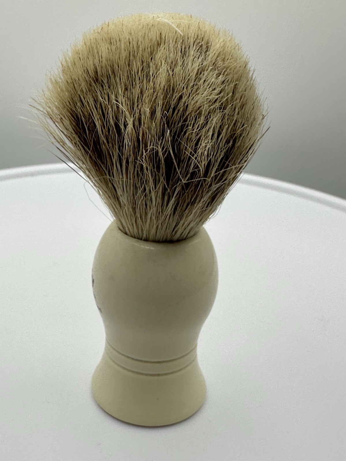 Vintage Kingsley Pure Badger Shave Brush Made In The United Kingdom EUC