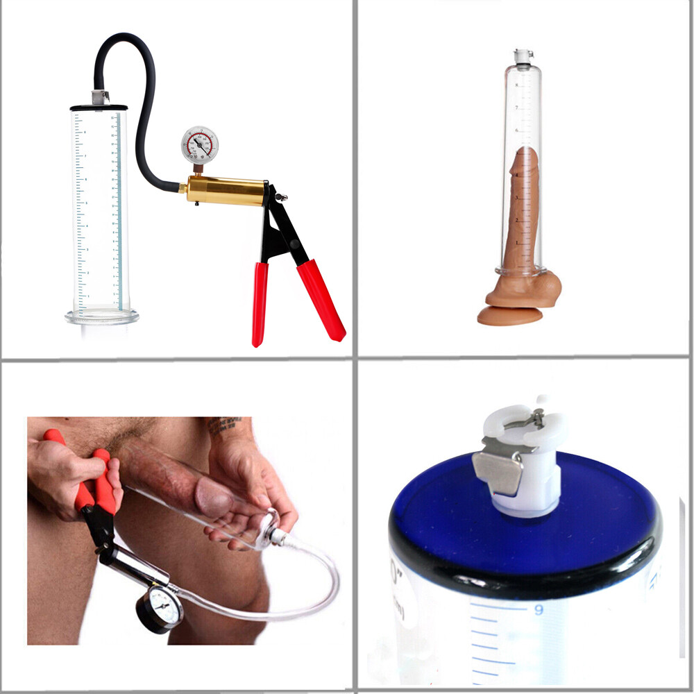 Penis Pump Power Vacuum Adult Men Big Dick Stretcher Male Enlarger Enhancement
