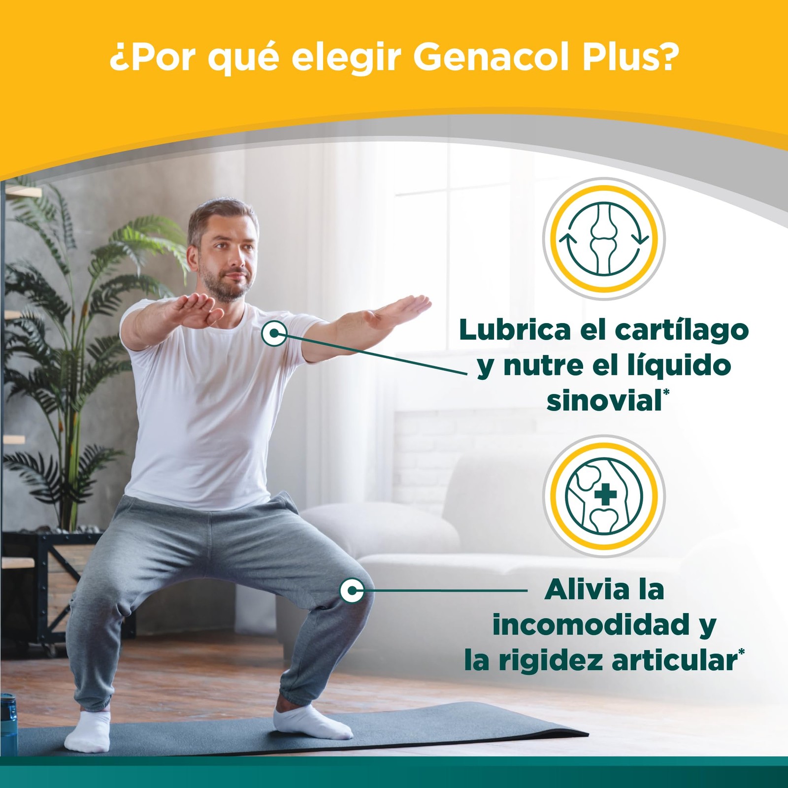 Genacol Plus – Glucosamine and Collagen Supplement, 90 Count (Pack of 1)