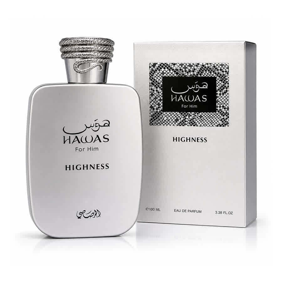Rasasi Men’s Hawas Highness EDP Spray 3.4 oz Fragrances 614514575284