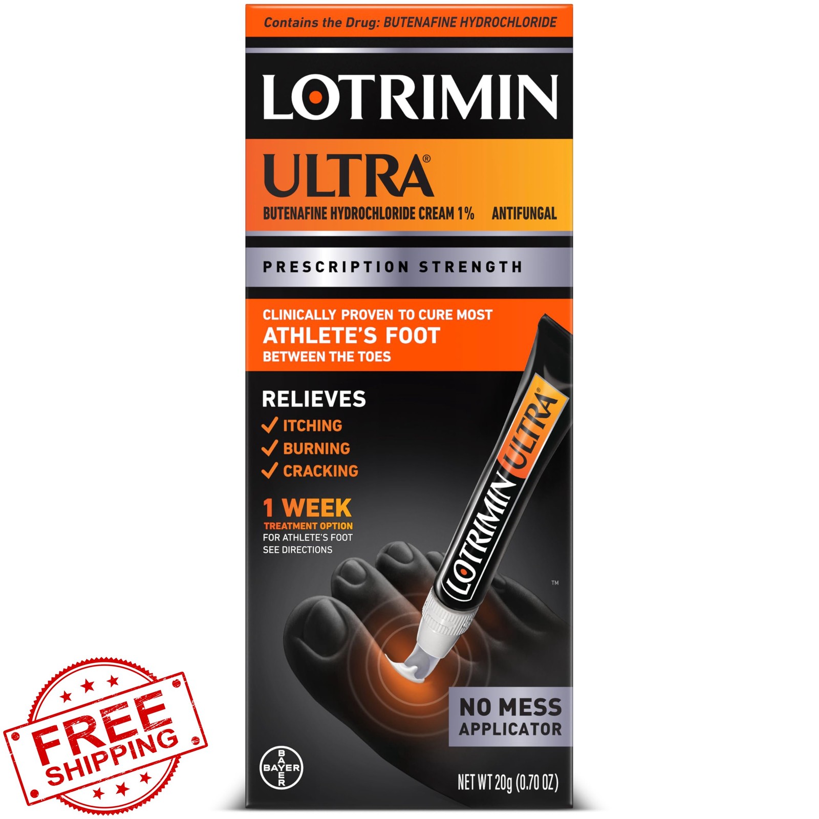 Lotrimin Ultra Athlete’s Foot Cream 0.7 oz