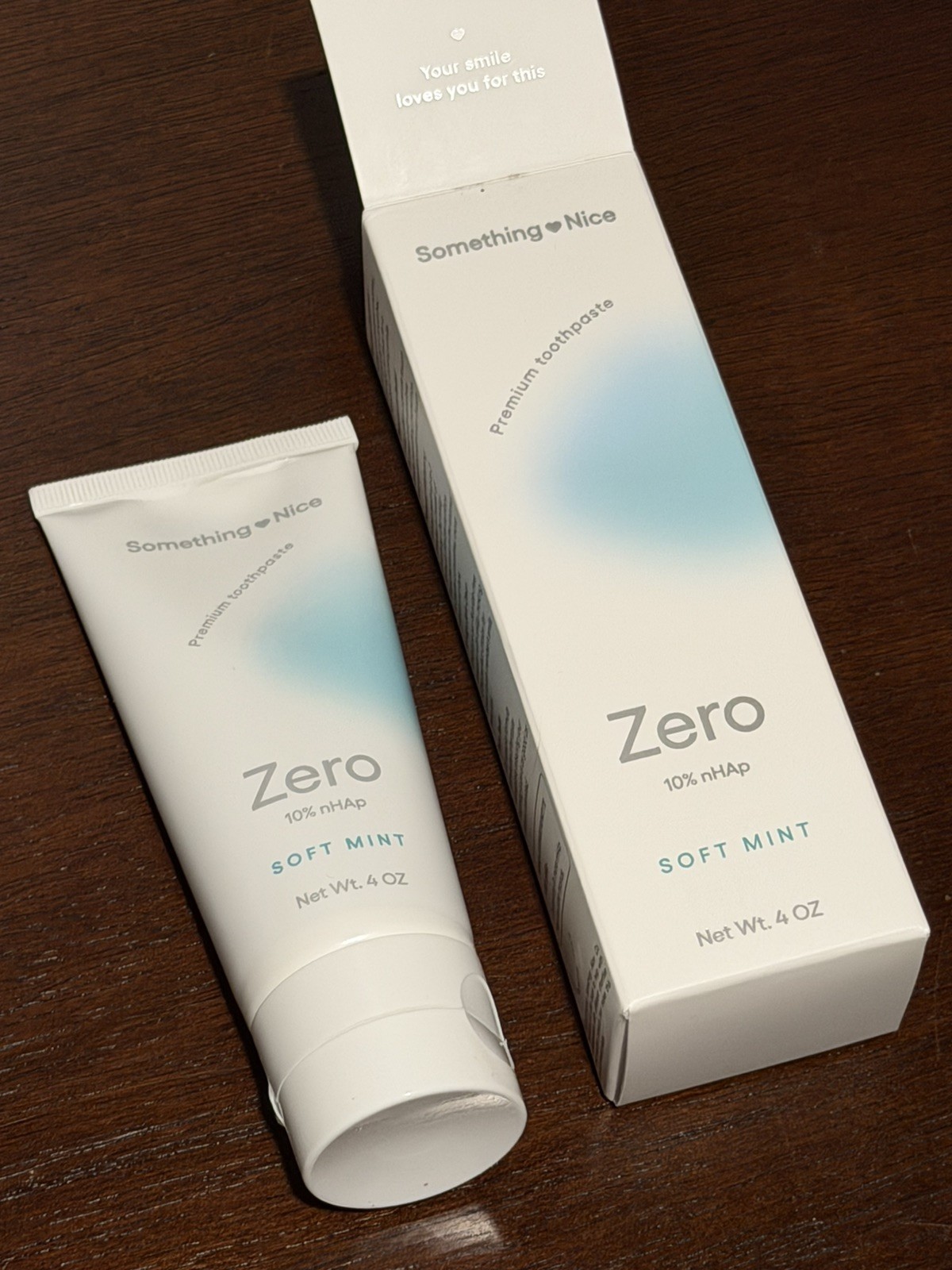 Something Nice Zero Pro Premium Toothpaste Soft Mint 4oz NEW Sealed Fast Ship