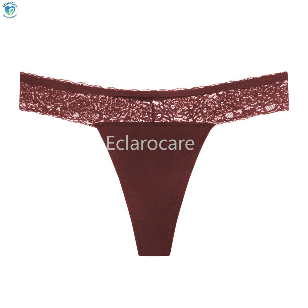 3pcs Period Underwear Women Lace Low-rise 4-layer Leak-Proof Menstrual Panties