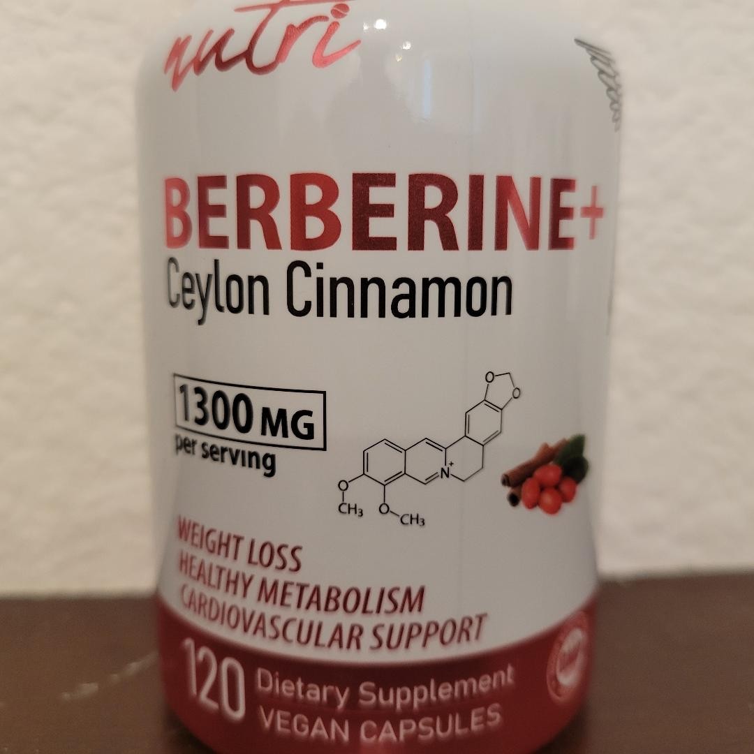 Nutri By Nature’s Fusions Berberine + Ceylon Cinnamon, 120 Vegan Capsules