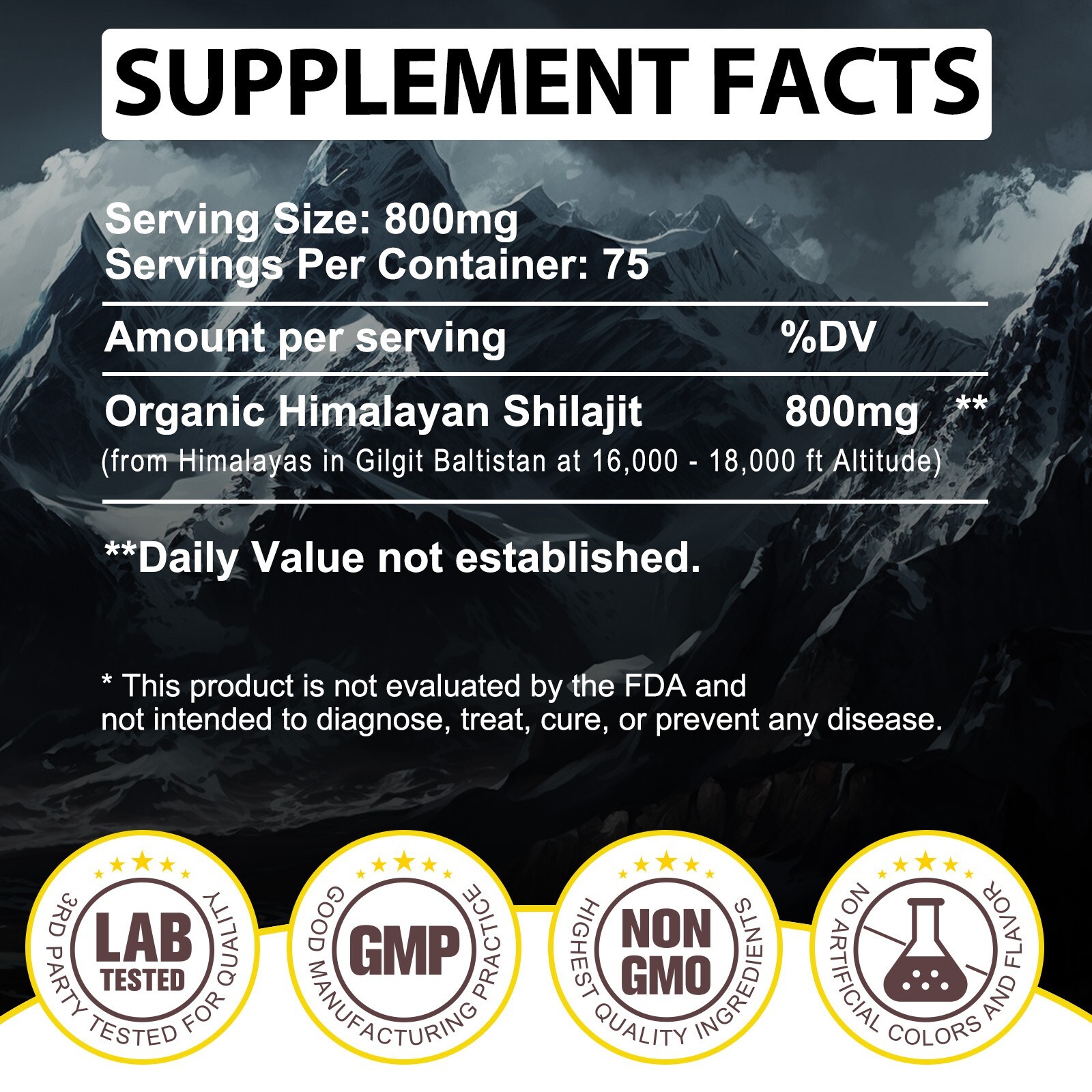 Pure 100% Himalayan Shilajit, Soft Resin, Organic, Extremely Potent, Fulvic Acid