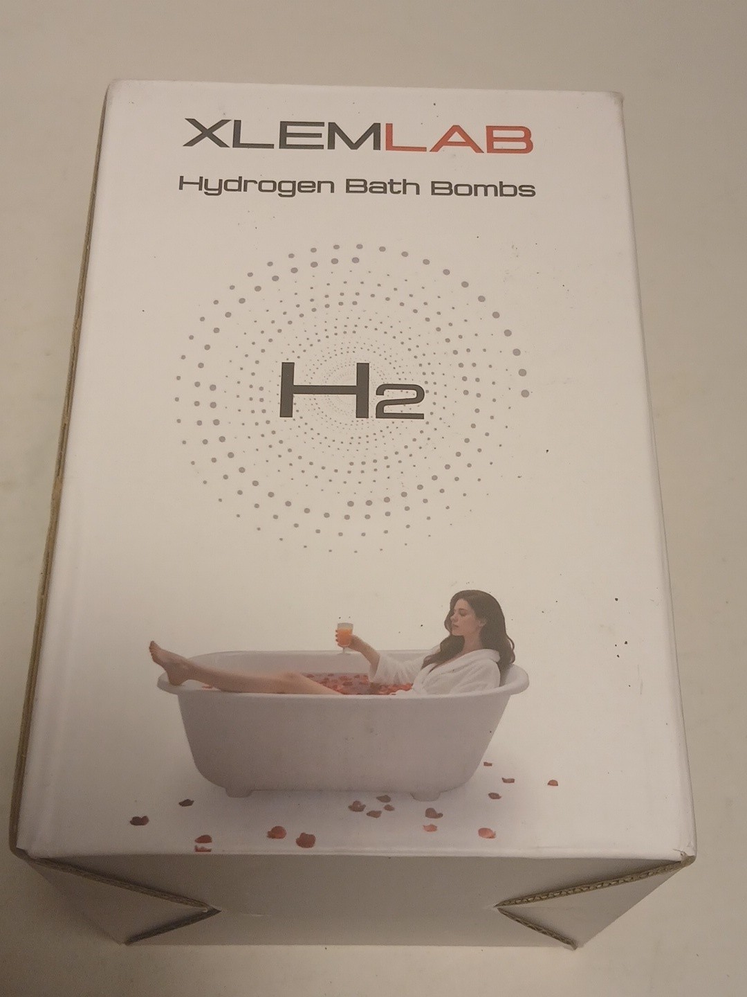 XLEMLAB 14 Days Reuseable Molecular Hydrogen Bath Bombs for Muscle Relief (14C