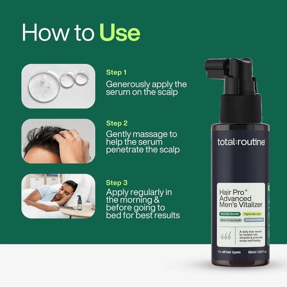 Total Routine Hair Pro Plus Advanced Mens Vitalizer 50ml