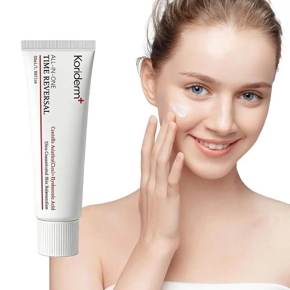 Koriderm Time Reverse Cream, Koriderm Cream for Face for All Skin Types-50ml