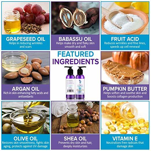 Ultimate Crepey Skin Cream “Lemongrass & Kiwi Scent” for Dry, Aging,Damaged Skin
