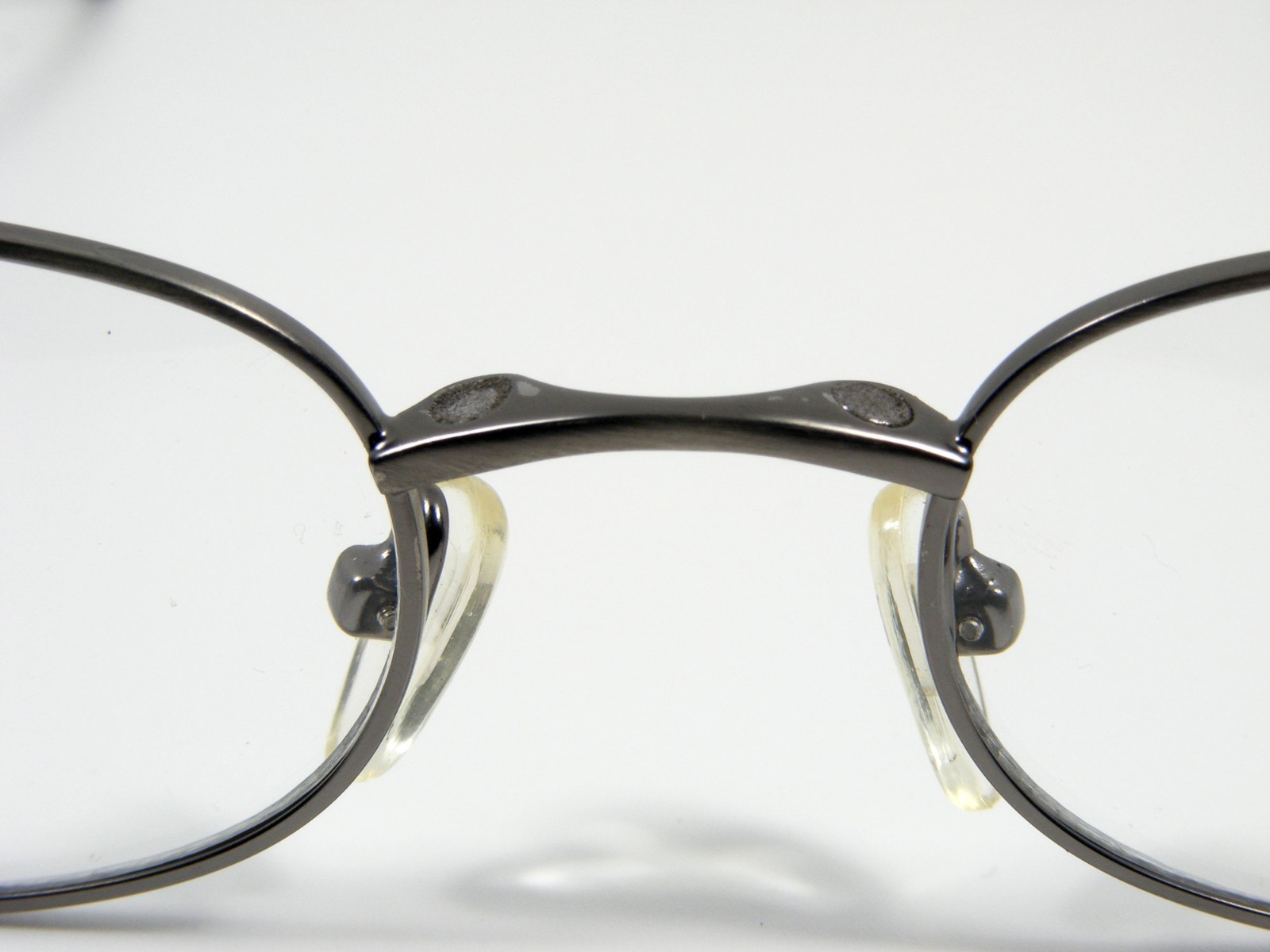 Moda Bella A. Silver Eyeglasses Frame 2033 48-19-135 w/ Magnetic Clip-On Lenses