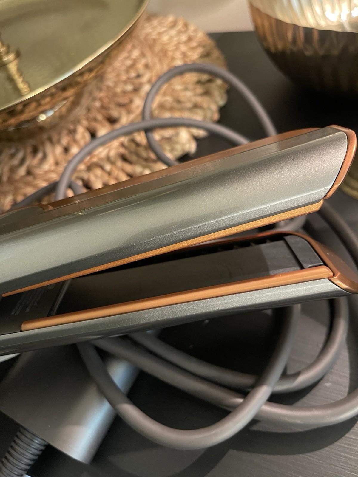 Dyson Airstrait Straightener Nickel Copper Air Straight Flat Iron (No Box)