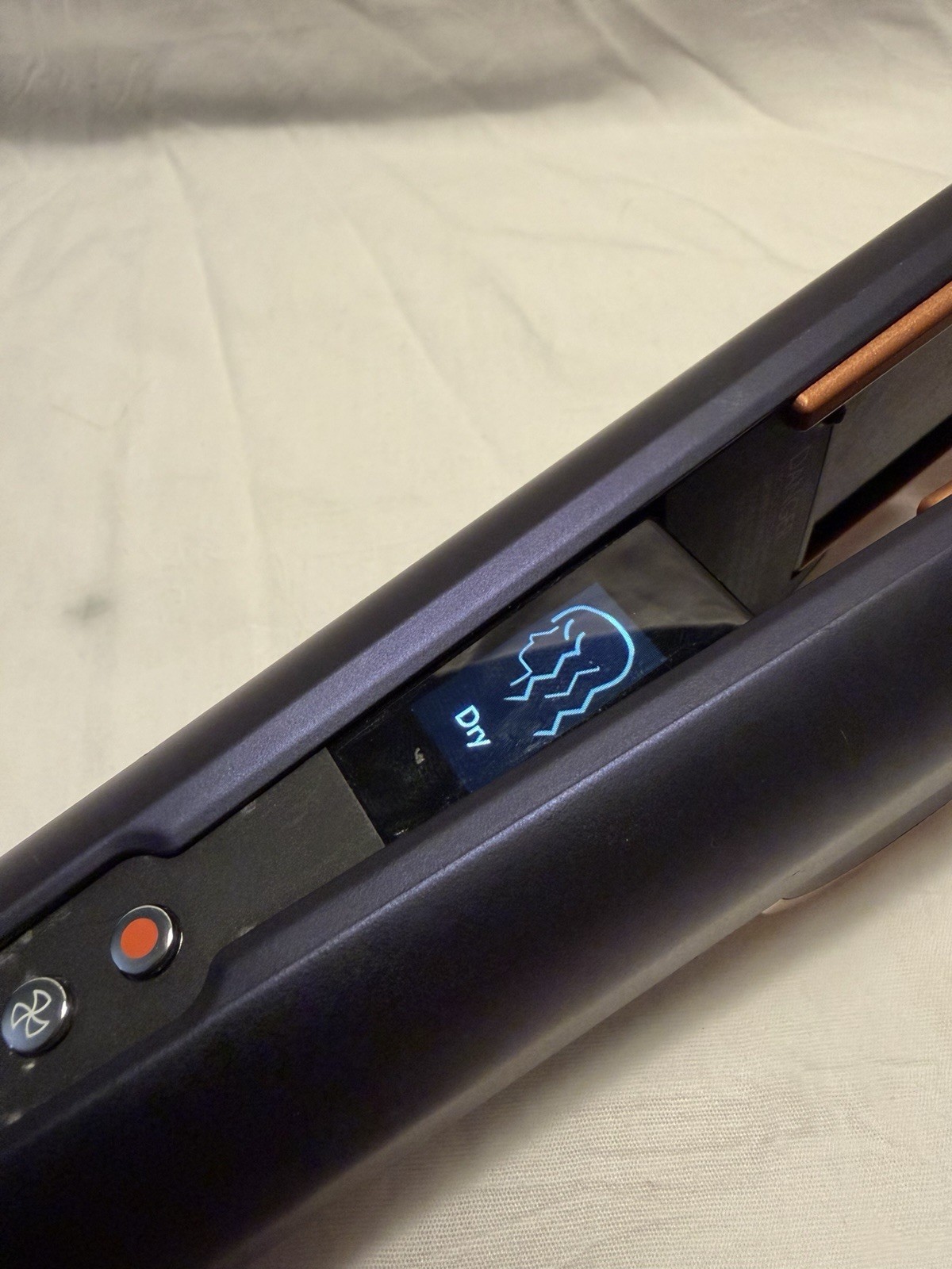 Dyson Airstrait HS06 Prussian Blue Copper Wet Dry Straightener w Mat