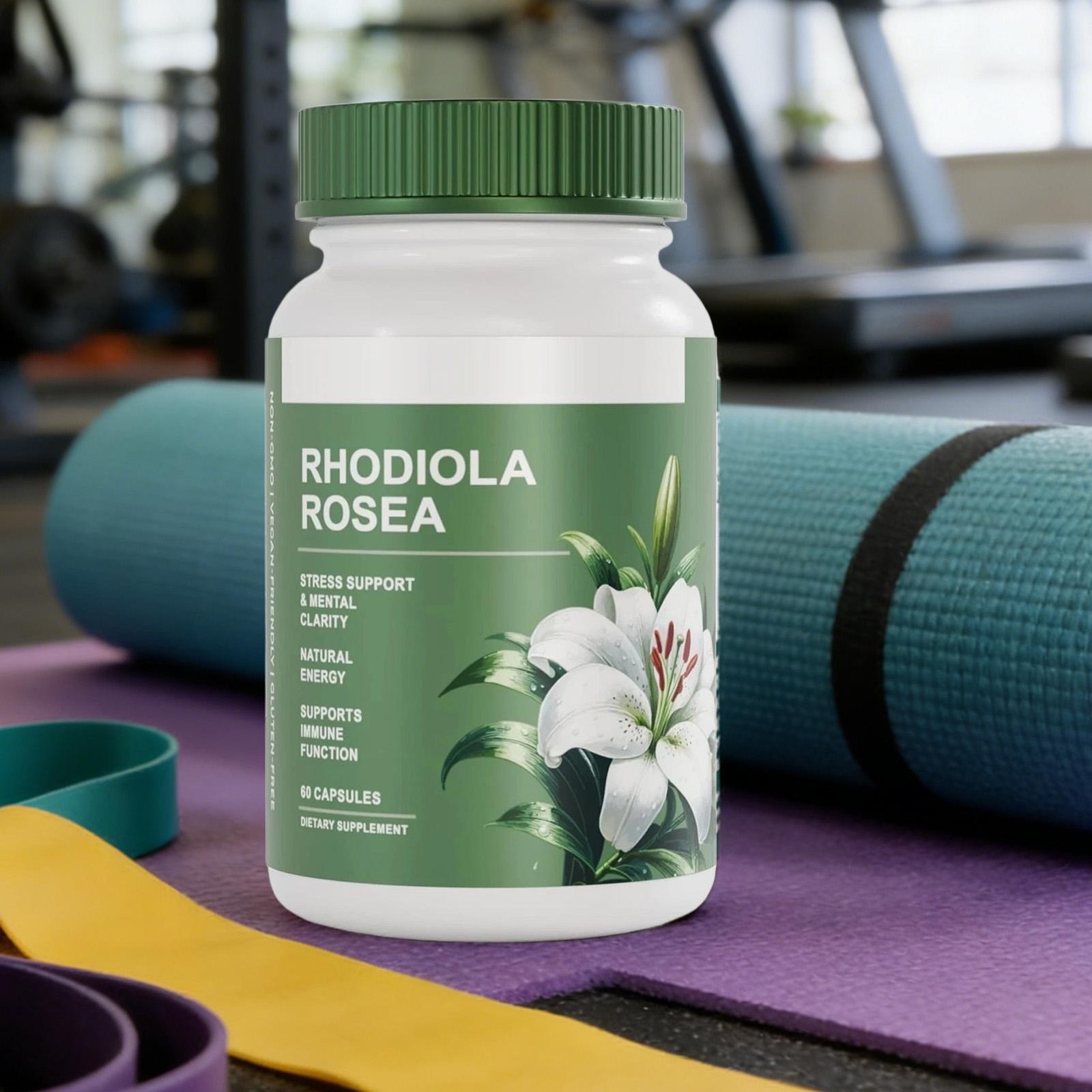 Salvora Rhodiola Rosea Supplement – Golden Root Adaptogen Capsules 60pcs