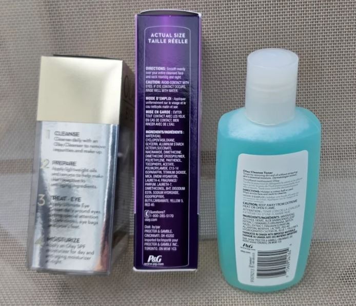 Olay Eyes Ultimate Eye Cream 13 mL + Olay Anti-age serum w/ Cleanse Toner