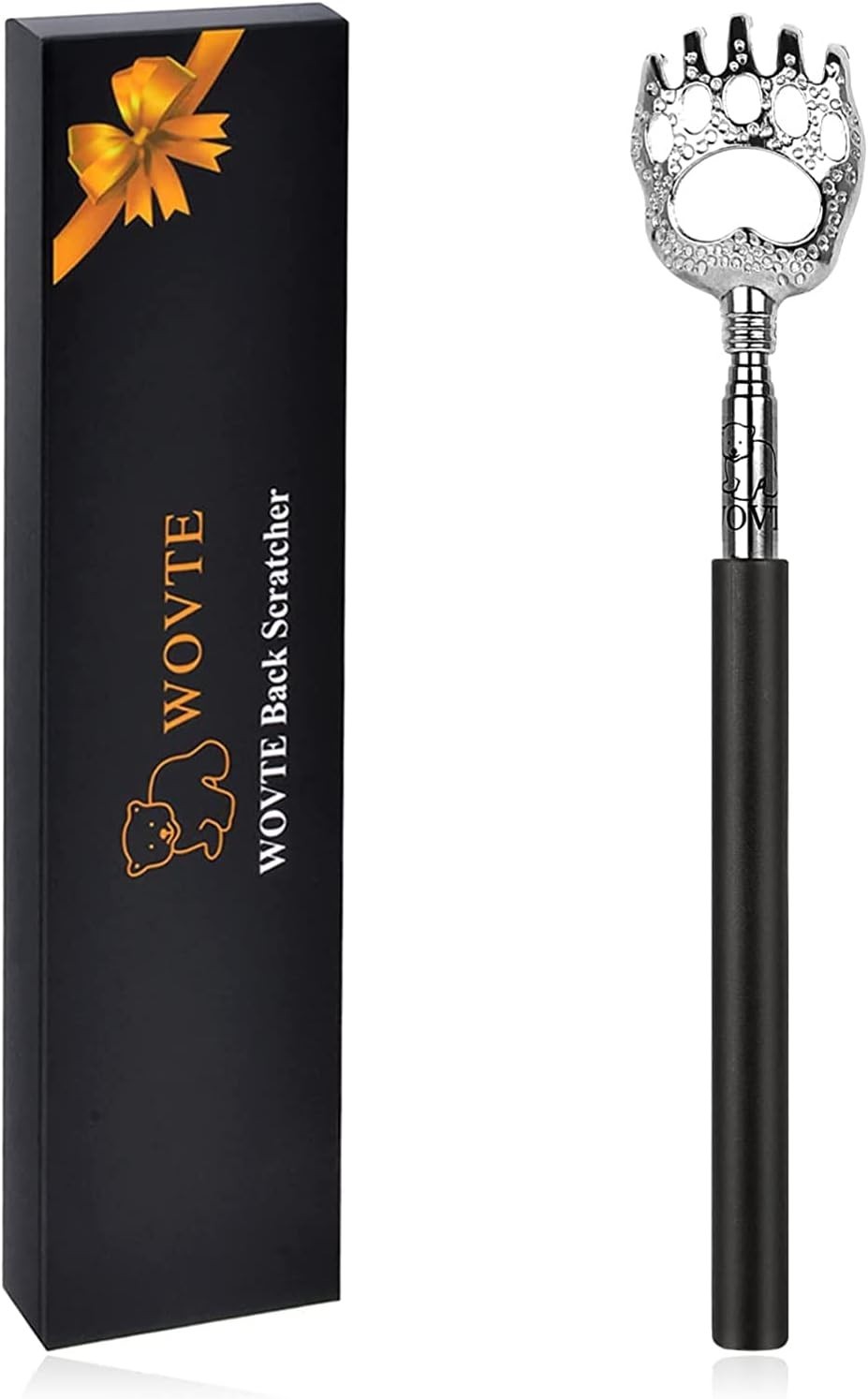 Stainless Steel Extendable Back Scratcher with Soft Grip for Ultimate Comfort