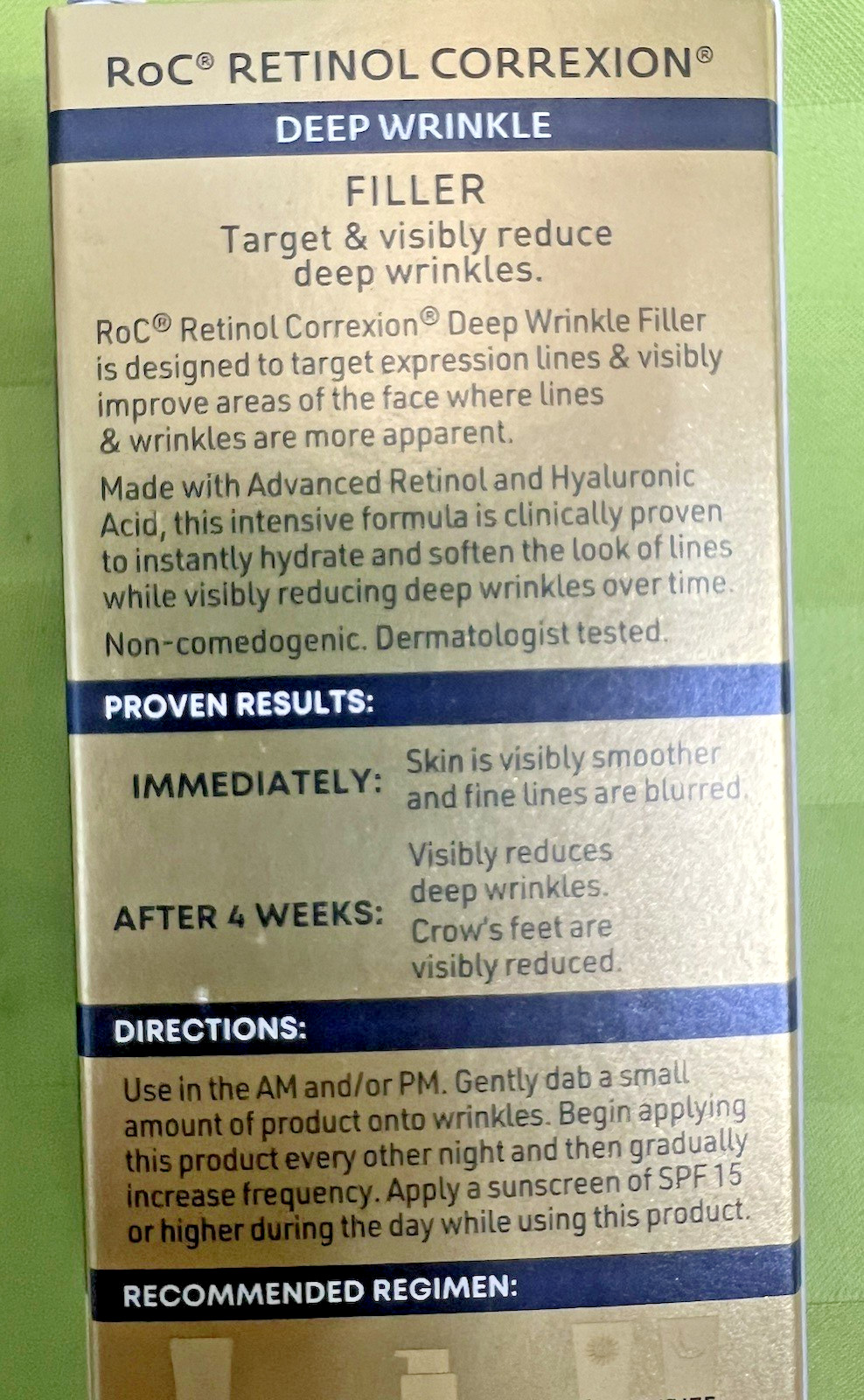 RoC Retinol Correxion Deep Wrinkle Filler ~ 1 fl oz ~ NIB + FAST FREE SHIPPING!