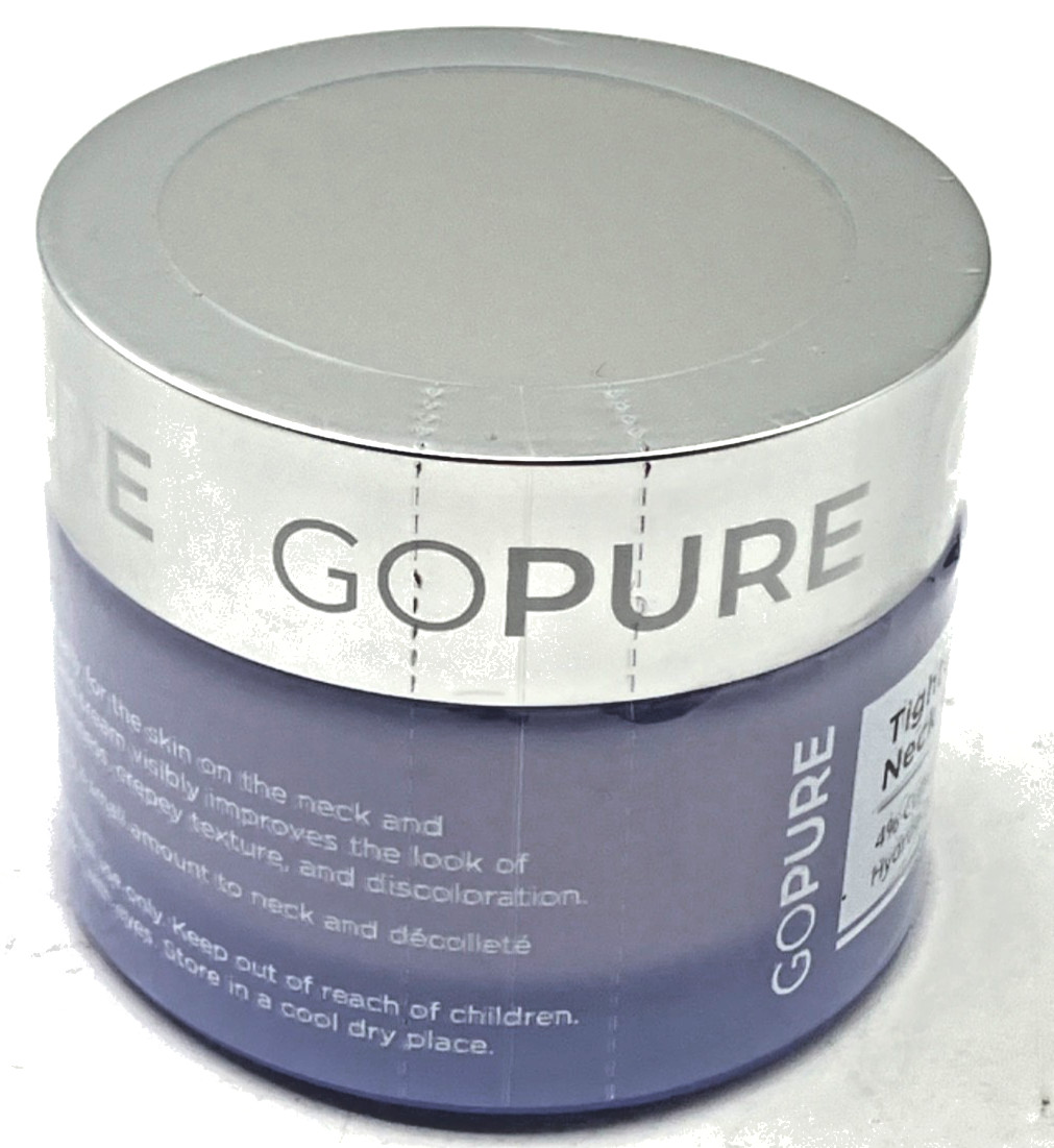 goPure Tighten & Lift Neck & Chest Moisturizer Cream for Visibly Firming 1.7 oz