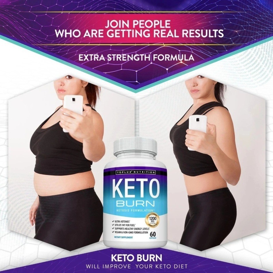 Toplux Nutrition Keto Burn 1200mg Ketosis Formula 60 Capsules – 1/2/3 Bottles