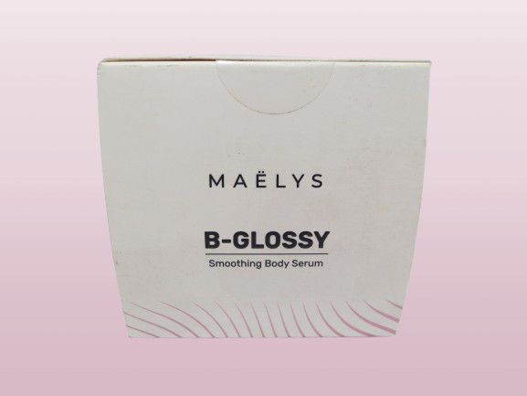 MAELYS B-GLOSSY SMOOTHING BODY SERUM 3.4 OZ BOXED
