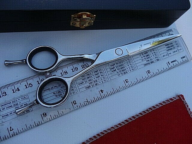 MONEY BACK Warranty_6″ Hairdressing scissors VIP COBALT FLAT ADJUSTABLE SCREW