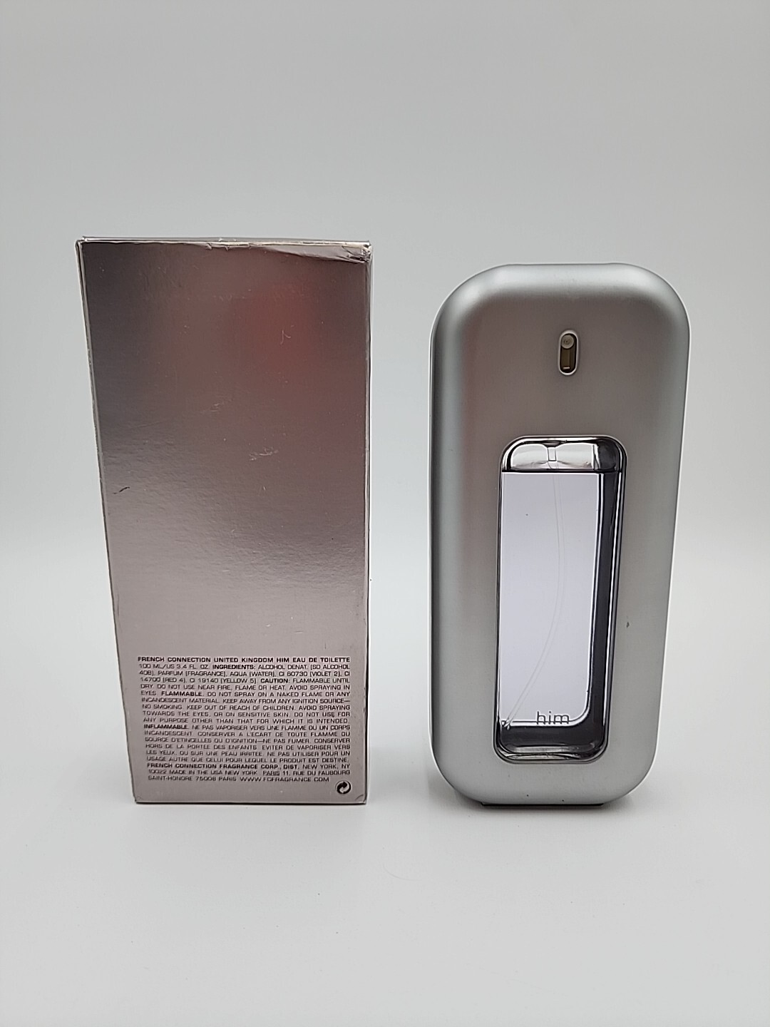 French Connection United Kingdom Him 3.4 oz 100 ml Eau De Toilette Spray Men