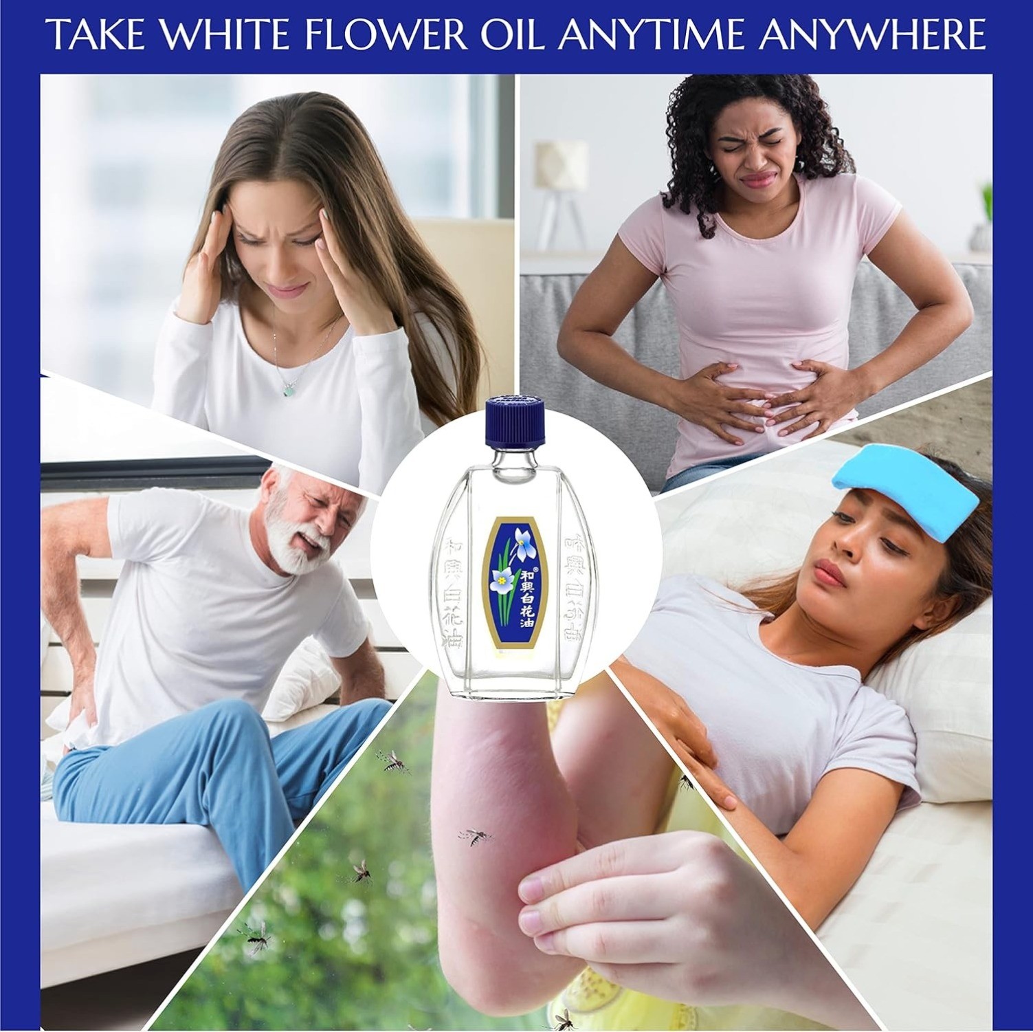 12 Pack X 20ml White Flower External Analgesic Balm Oil Pain Relief-Exp:2029