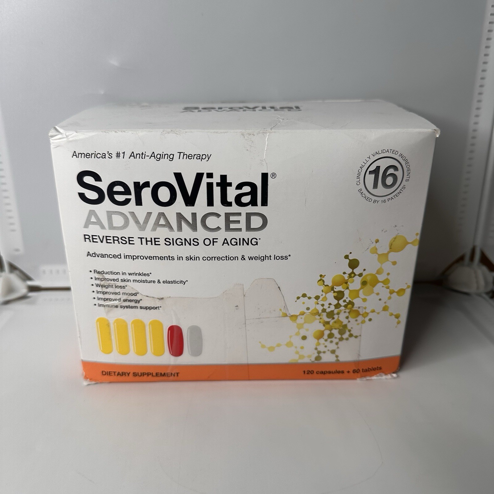 SeroVital Advanced 120 Capsules +60 Tablets Dietary Supplement Sero Vital *READ*