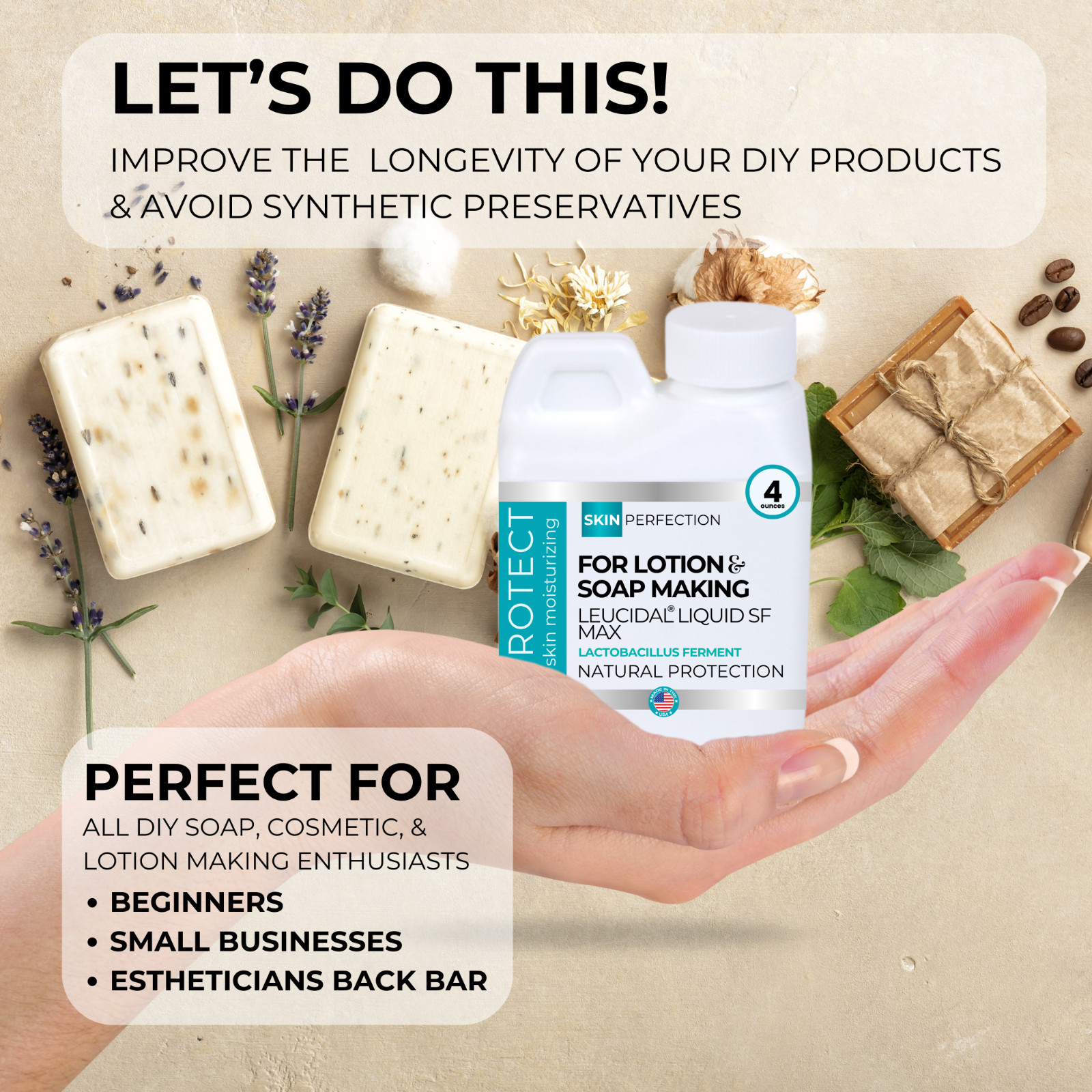 Leucidal Liquid SF Max Lactobacillus Antimicrobial Making Cosmetics Skincare