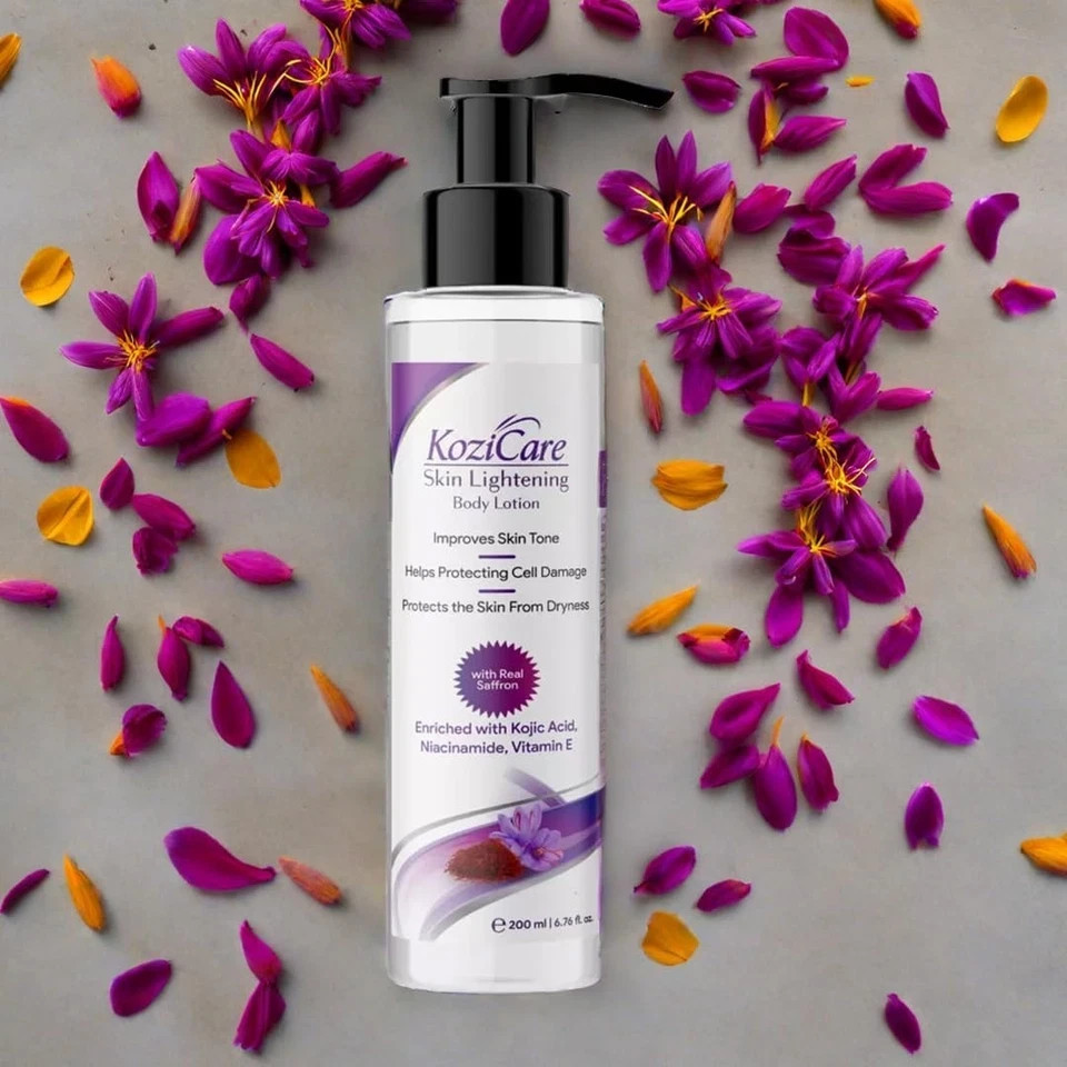 Kozicare Cream Saffron Body Lotion For All Skin Types 200 Ml