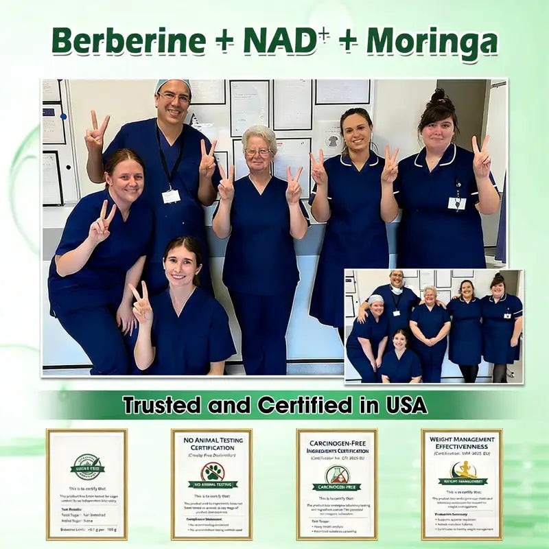 Moringa Berberine NAD+ 10-in-1 Patch | O Healrize Advanced Daily Patch