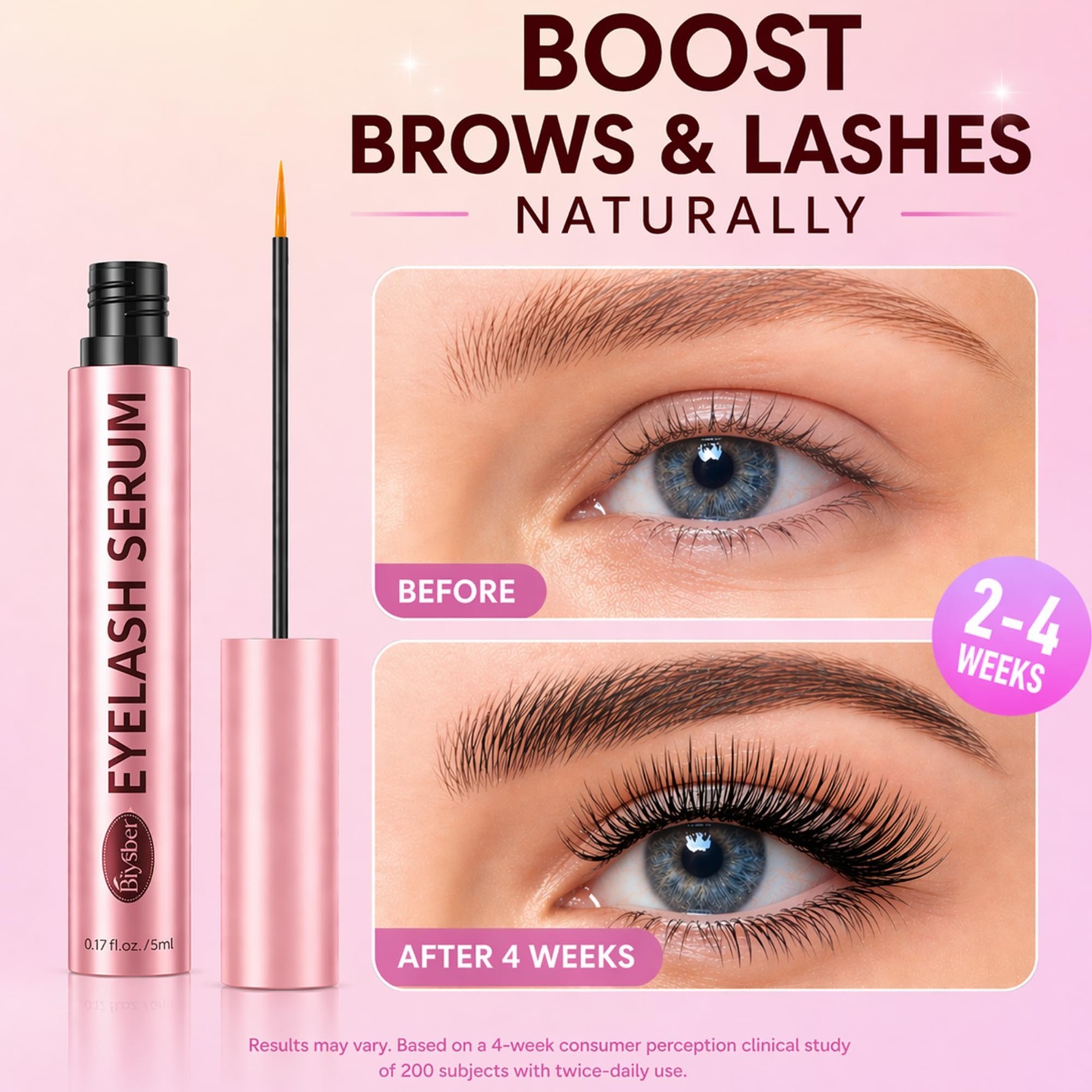 Lash Serum for Eyelash Growth: Premium Eyelash Growth Serum with Advanced For…