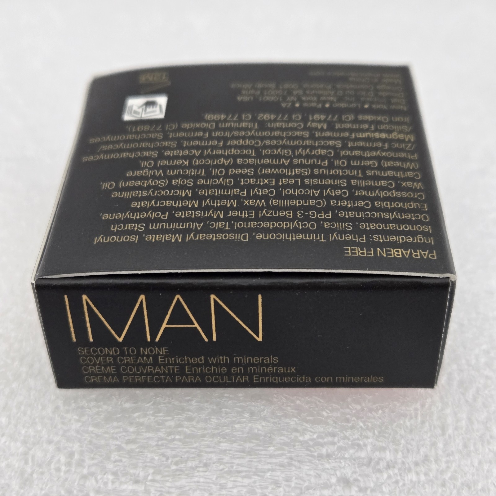 IMAN Second to None Cover Cream Concealer SAND MEDIUM 0.17 oz Enriched Mineral