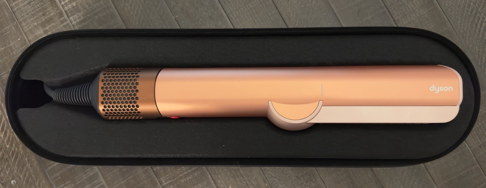 Dyson Airstrait Straightener Copper 285°F Wet-to-Dry w/ Case & Power Adapter