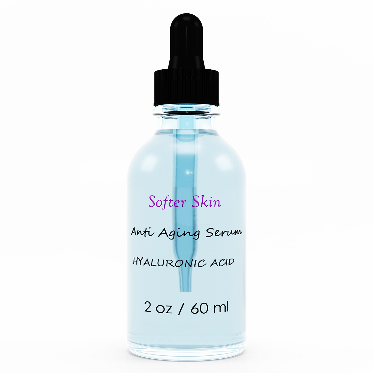 100% Pure HYALURONIC ACID SERUM Anti-Aging-Plumps Wrinkles-Intense Hydration-2oz