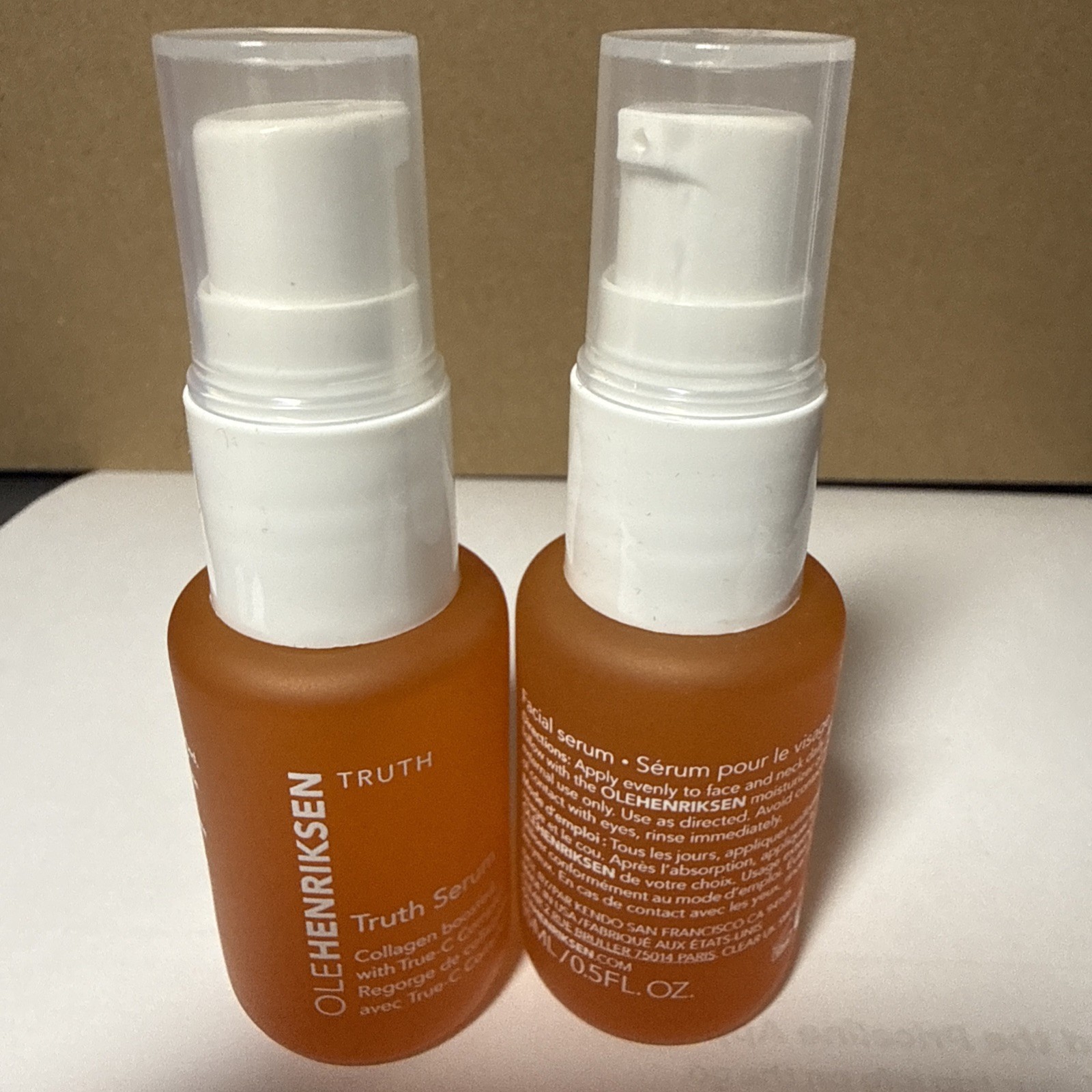 2-PACK OLE HENRIKSEN Truth Serum Mini Collagen Booster Complex 0.5 fl oz NWOB