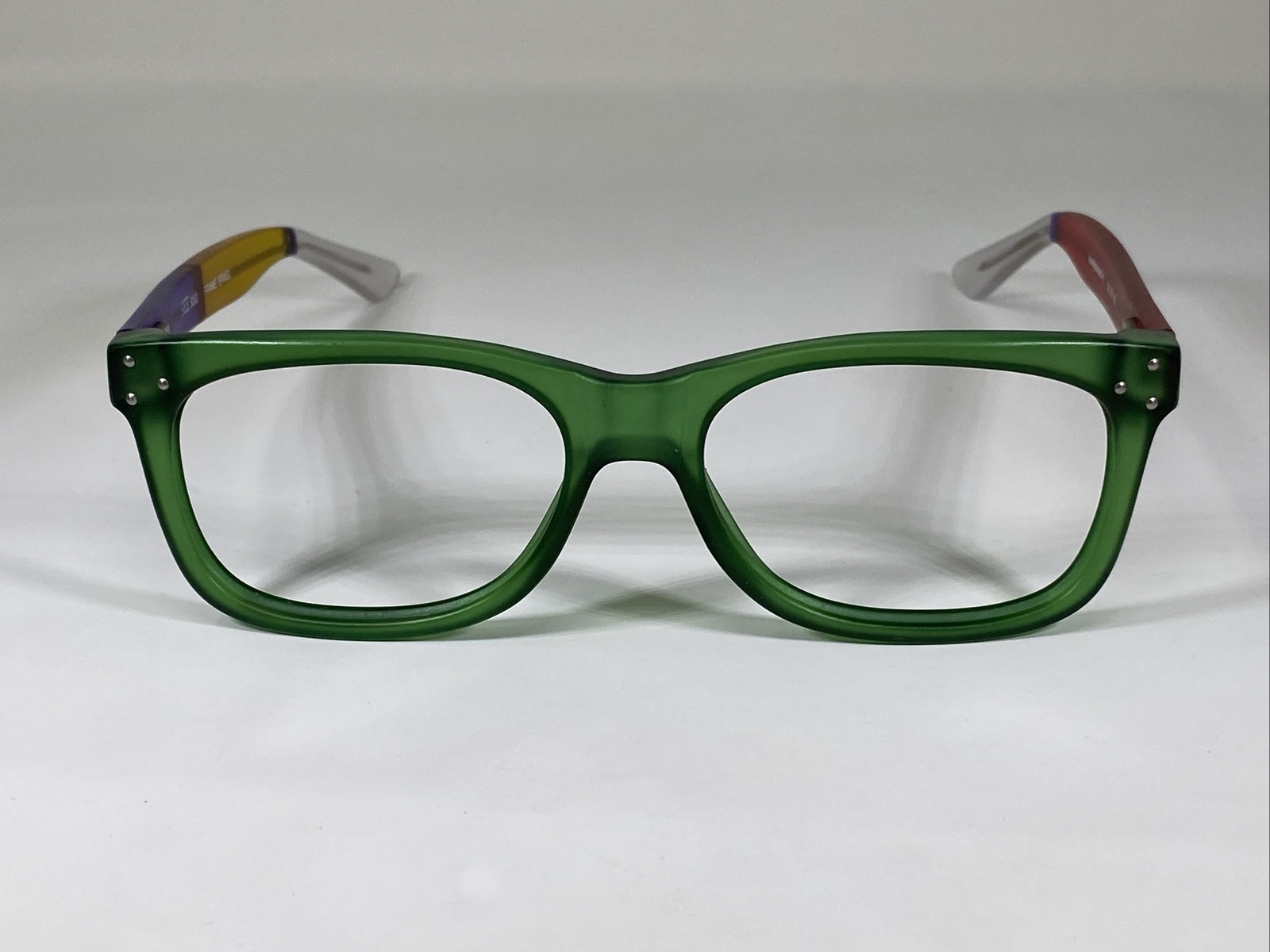 SEE 5053 Israel Hand Painted Green/Multicolor Eyeglasses Frame 55-19-140