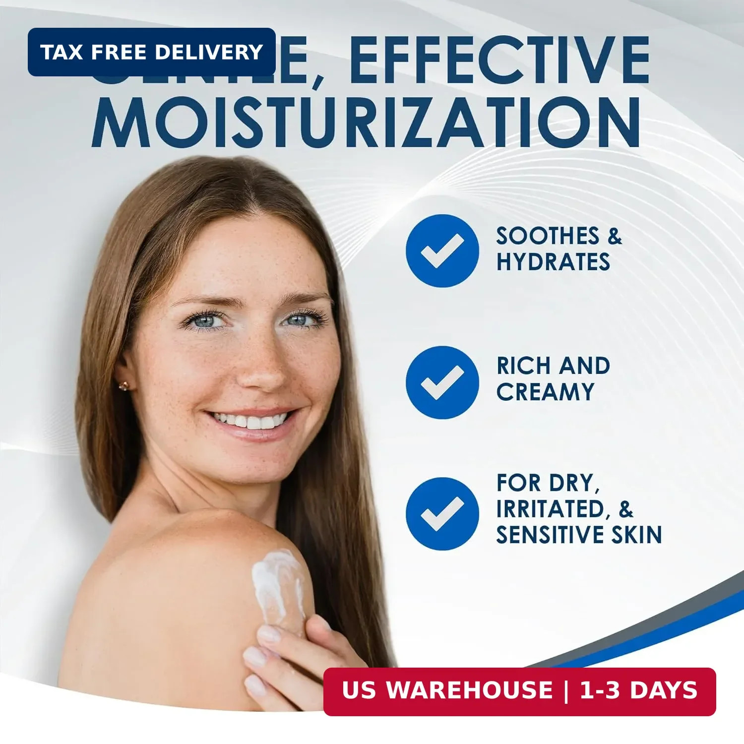 Moisturizing Cream, For Sensitive Skin, 1 lb (453 g), Vanicream